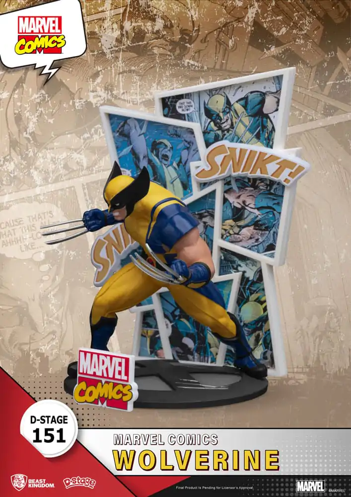 Marvel D-Stage PVC Dioráma Wolverine 16 cm termékfotó