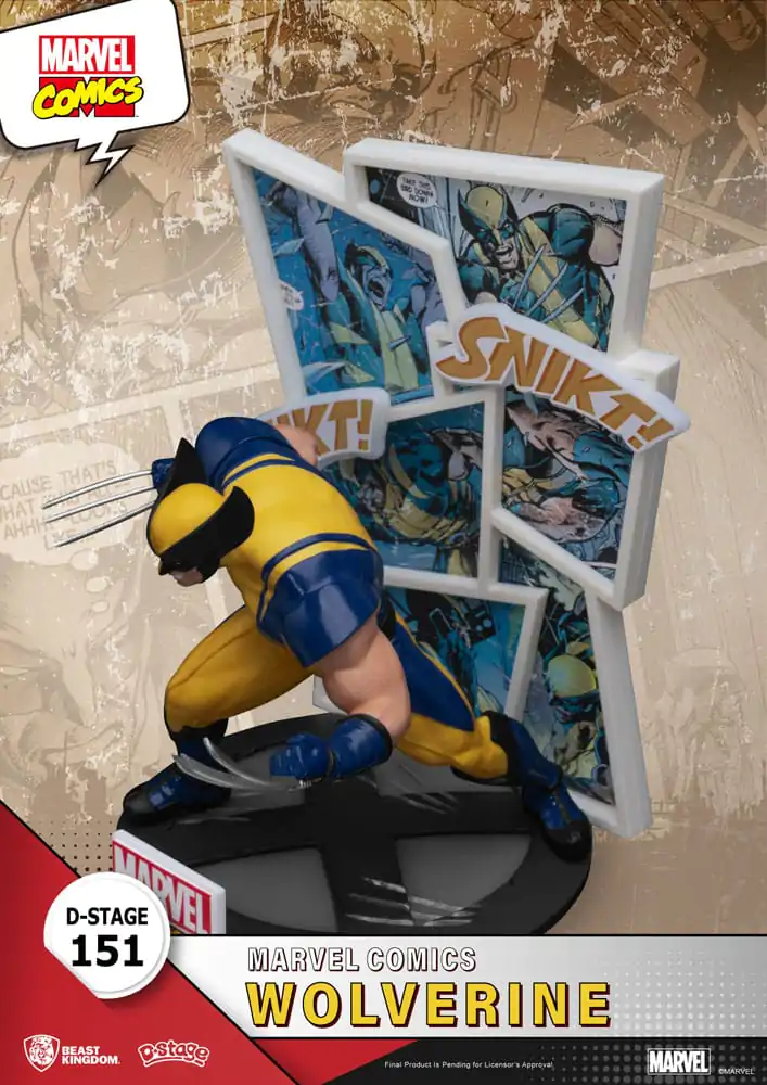 Marvel D-Stage PVC Dioráma Wolverine 16 cm termékfotó