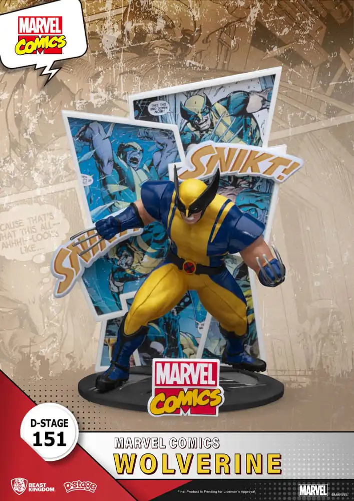 Marvel D-Stage PVC Dioráma Wolverine 16 cm termékfotó