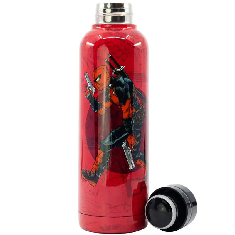 Marvel Deadpool nehrdzavejúca oceľová fľaša 515 ml termékfotó