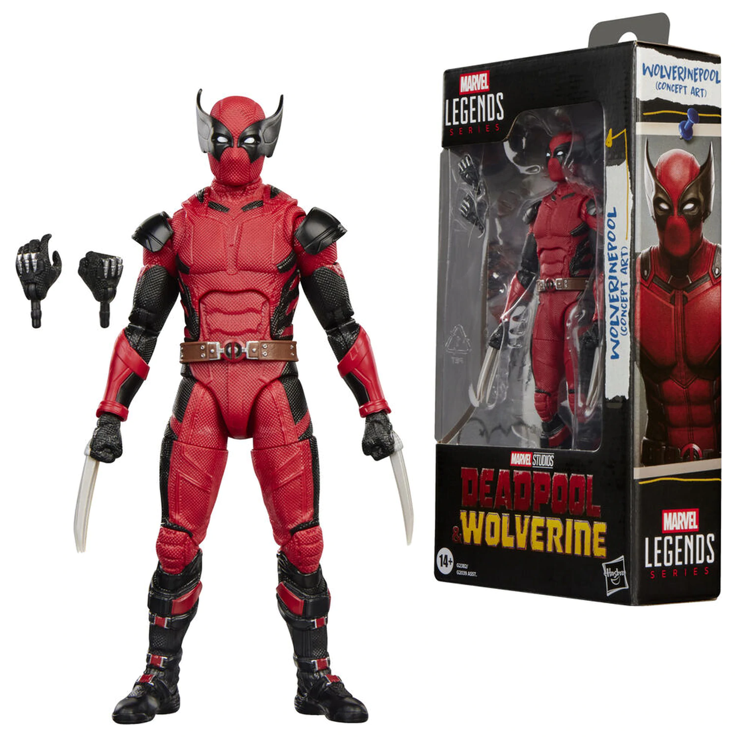 Marvel Deadpool & Wolrerine Wolverinepool Concept Art akčná figúrka produktová fotografia