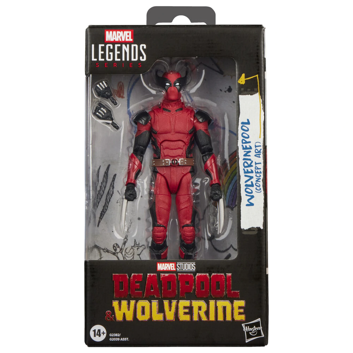 Marvel Deadpool & Wolrerine Wolverinepool Concept Art akčná figúrka produktová fotografia
