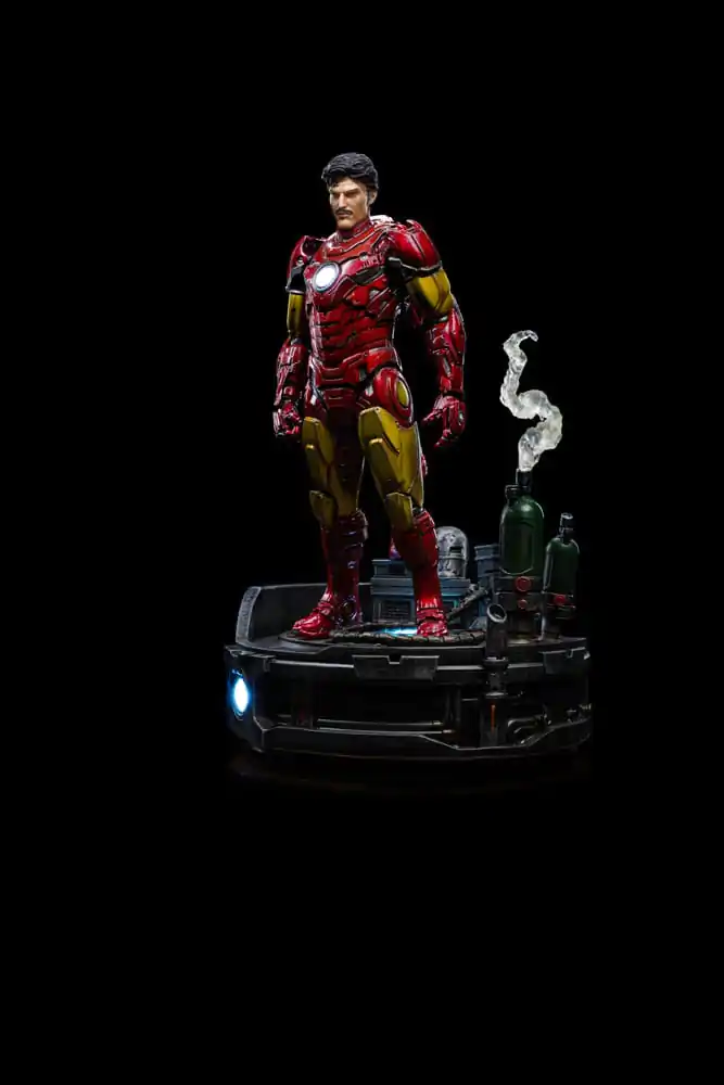 Marvel Deluxe Art Scale Soška 1/10 Iron Man Unleashed 23 cm termékfotó