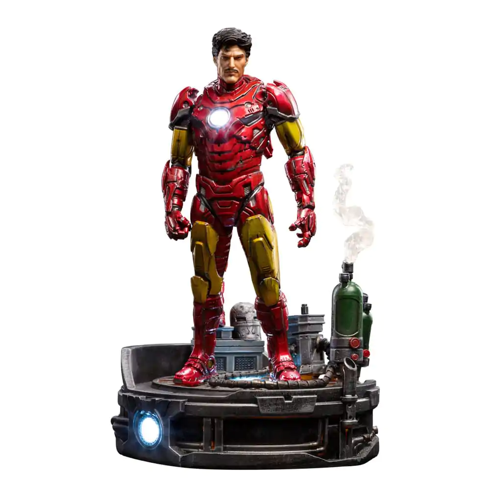 Marvel Deluxe Art Scale Soška 1/10 Iron Man Unleashed 23 cm termékfotó