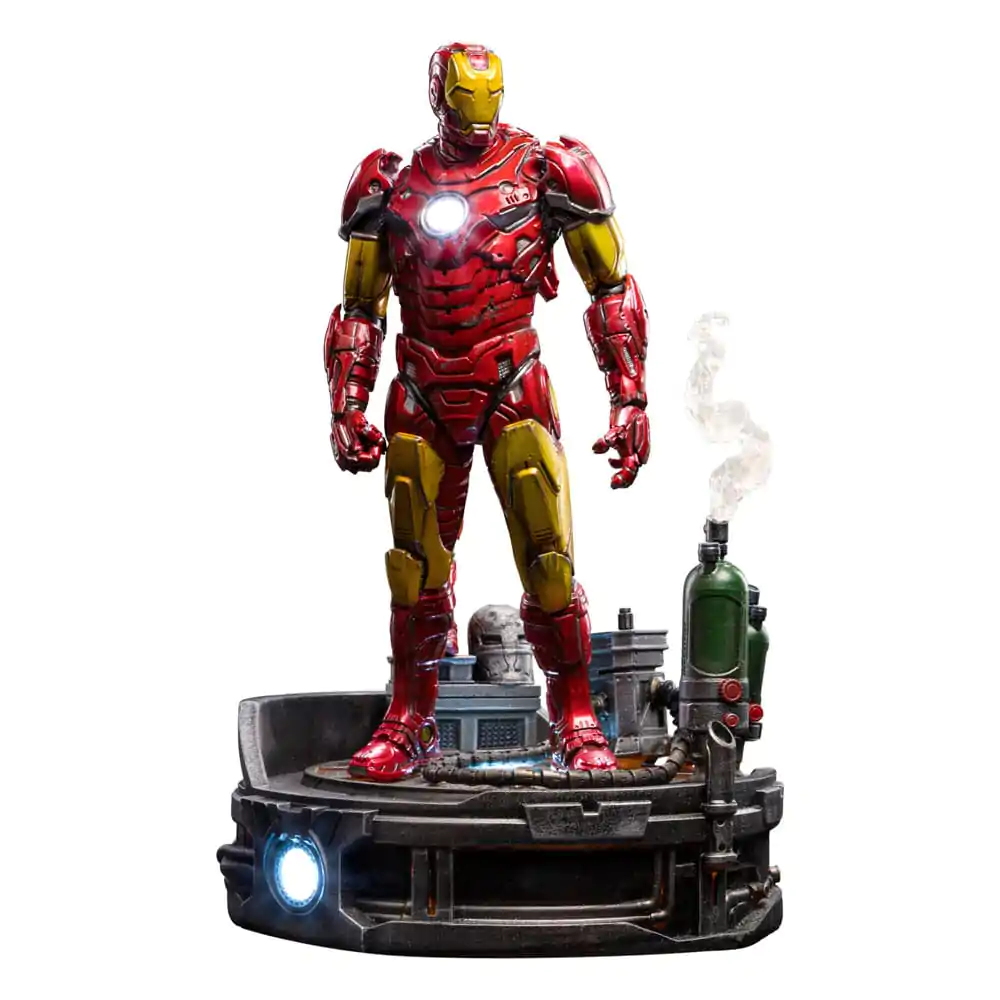 Marvel Deluxe Art Scale Soška 1/10 Iron Man Unleashed 23 cm termékfotó