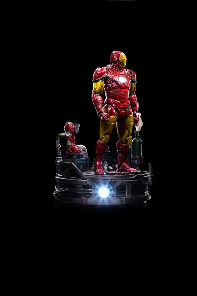 Marvel Deluxe Art Scale Soška 1/10 Iron Man Unleashed 23 cm termékfotó