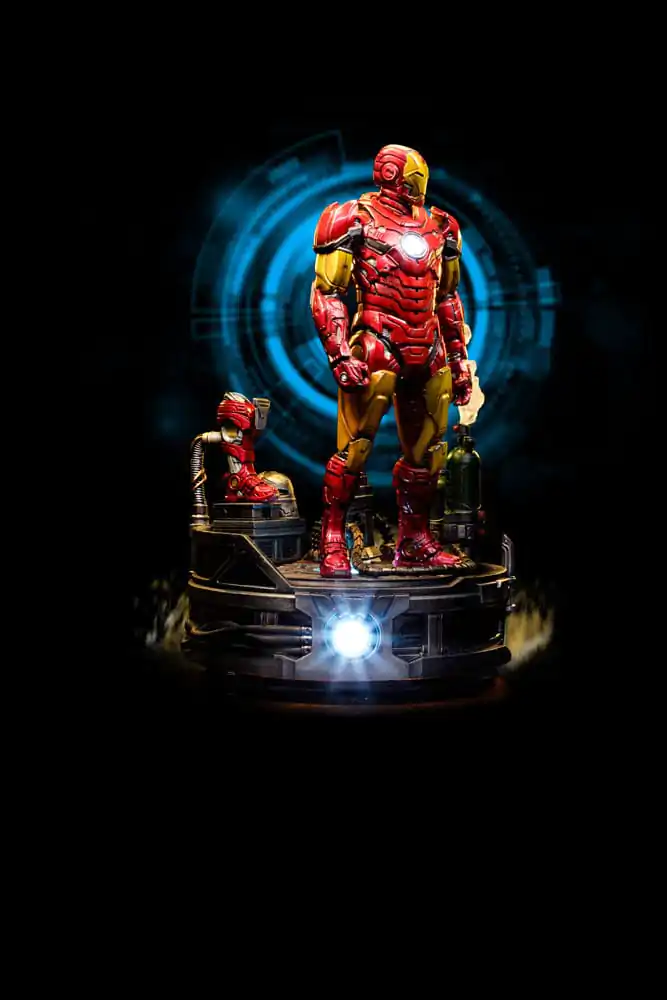 Marvel Deluxe Art Scale Soška 1/10 Iron Man Unleashed 23 cm termékfotó