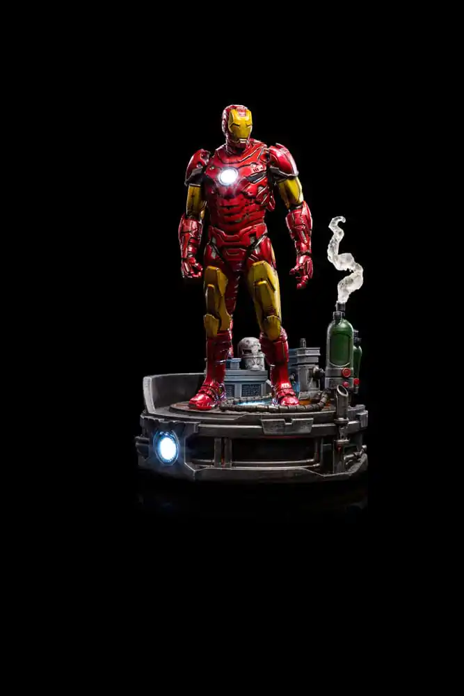 Marvel Deluxe Art Scale Soška 1/10 Iron Man Unleashed 23 cm termékfotó