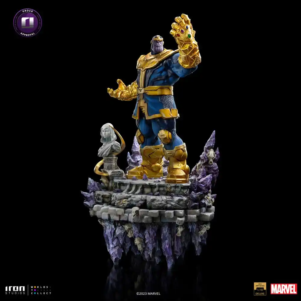 Marvel Deluxe BDS Art Scale Statue 1/10 Thanos Infinity Gaunlet Diorama 42 cm termékfotó