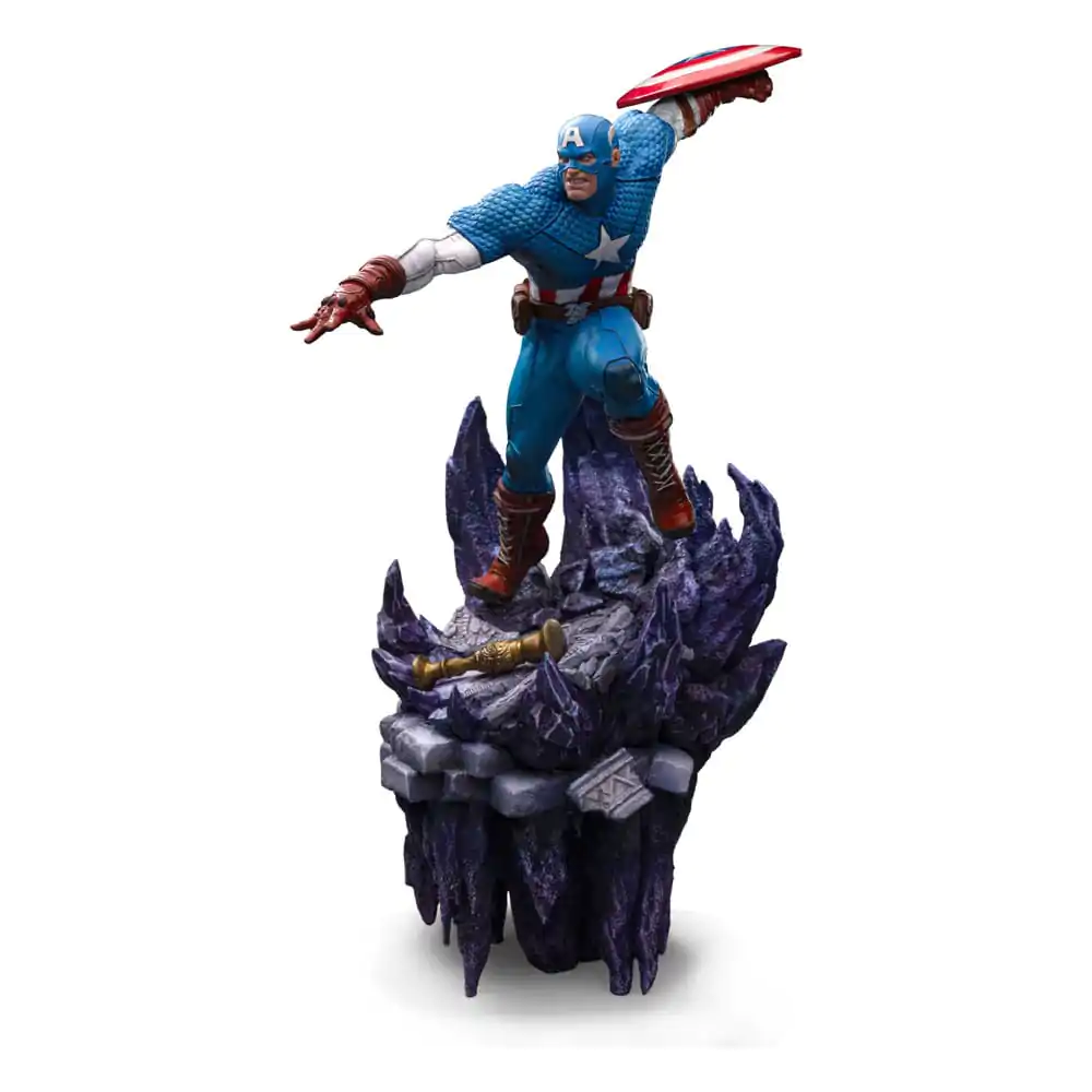 Marvel Deluxe BDS Art Scale Socha 1/10 Captain America 34 cm produktová fotografia