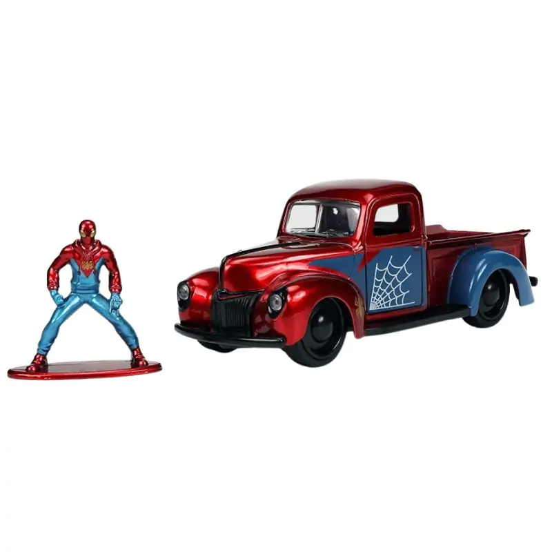Marvel Diecast Model 1/32 1941 Ford Pick Up Spider-Man produktová fotografia