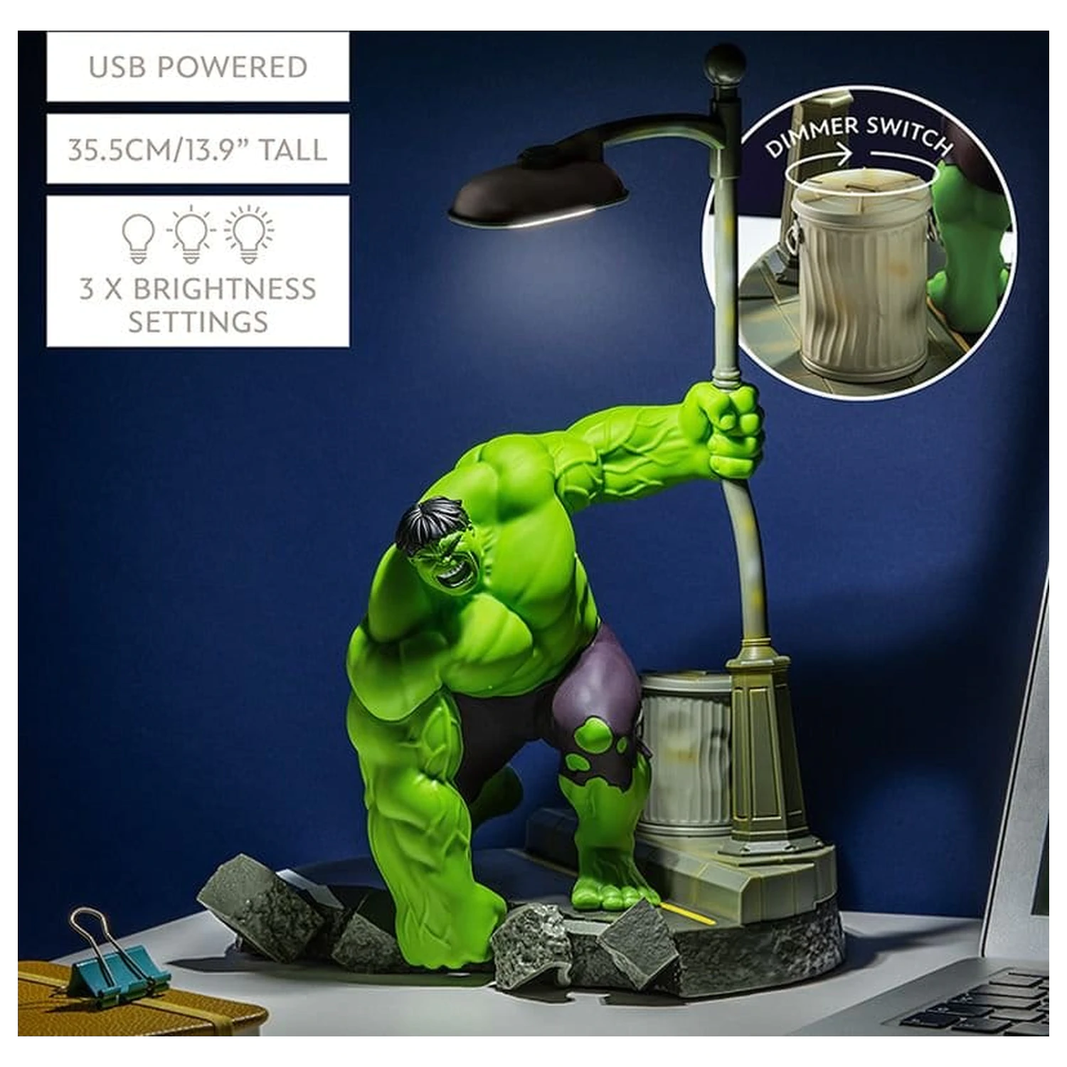 Marvel Diorama Svetlo Hulk produktová fotografia