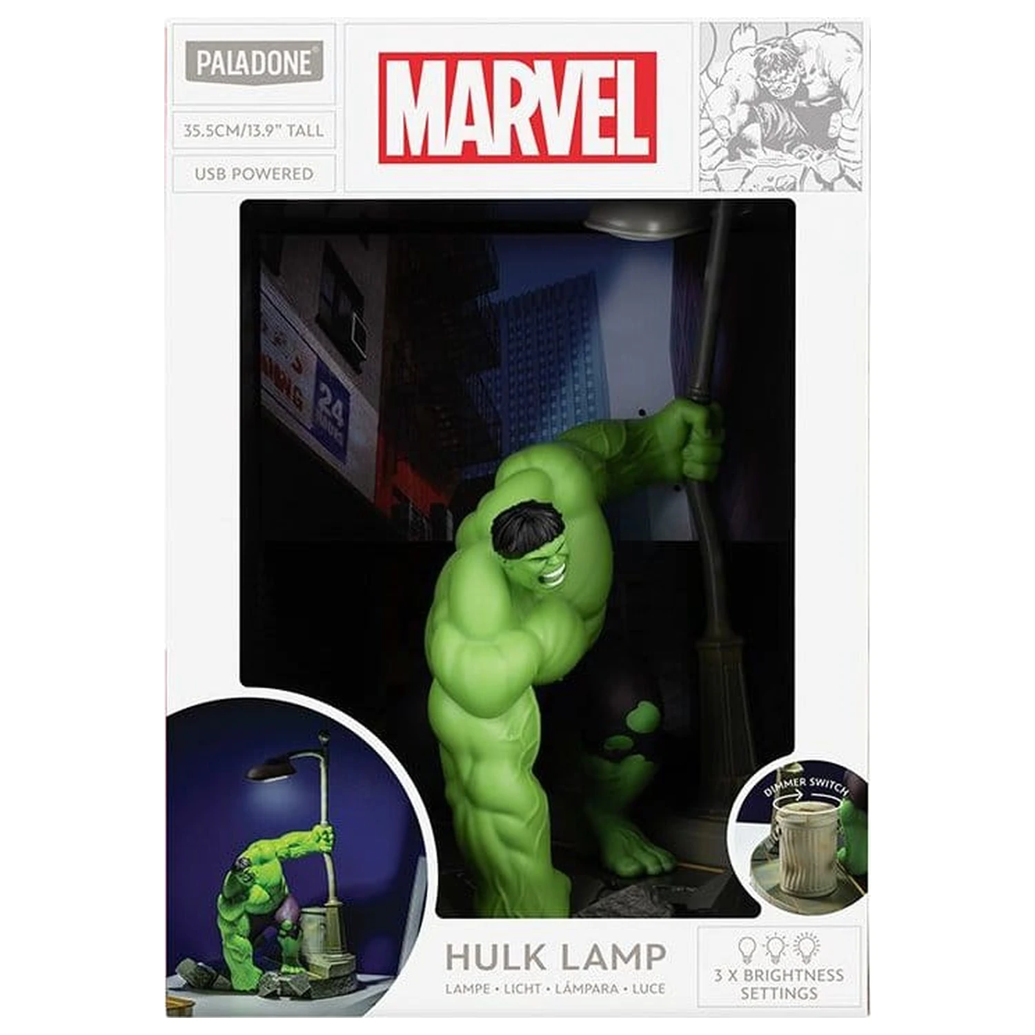 Marvel Diorama Svetlo Hulk produktová fotografia