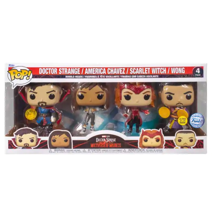 Marvel POP! Movies Vinylová figúrka 4-Pack Doctor Strange Multiverse of Madness 2 9 cm produktová fotografia