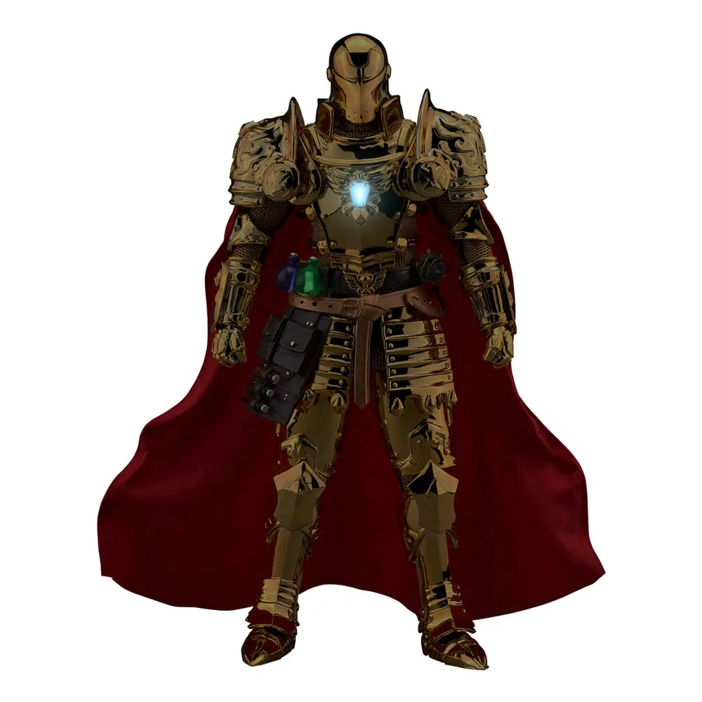 Marvel Dynamic 8ction Heroes akčná figúrka 1/9 Medieval Knight Iron Man Gold Version 20 cm termékfotó