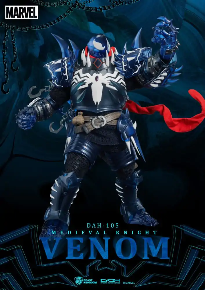 Marvel Dynamic 8ction Heroes Akčná figúrka 1/9 Medieval Knight Venom 23 cm termékfotó