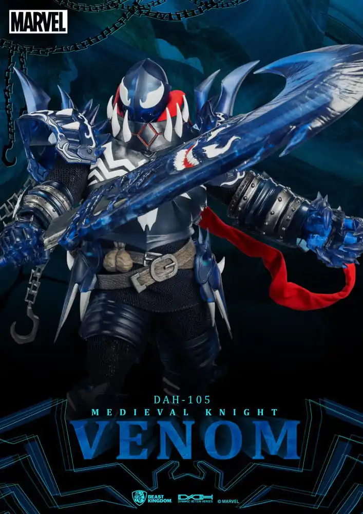 Marvel Dynamic 8ction Heroes Akčná figúrka 1/9 Medieval Knight Venom 23 cm termékfotó