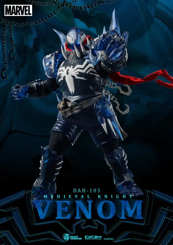 Marvel Dynamic 8ction Heroes Akčná figúrka 1/9 Medieval Knight Venom 23 cm termékfotó