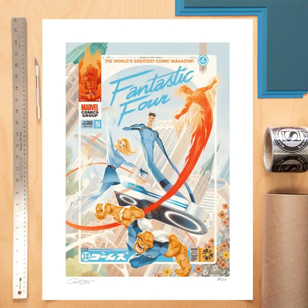 Marvel Fantastic Four #48 Umelecký výtlačok Marvel's First Family: The Fantastic Four! 61 x 41 cm - nezarámované produktová fotografia
