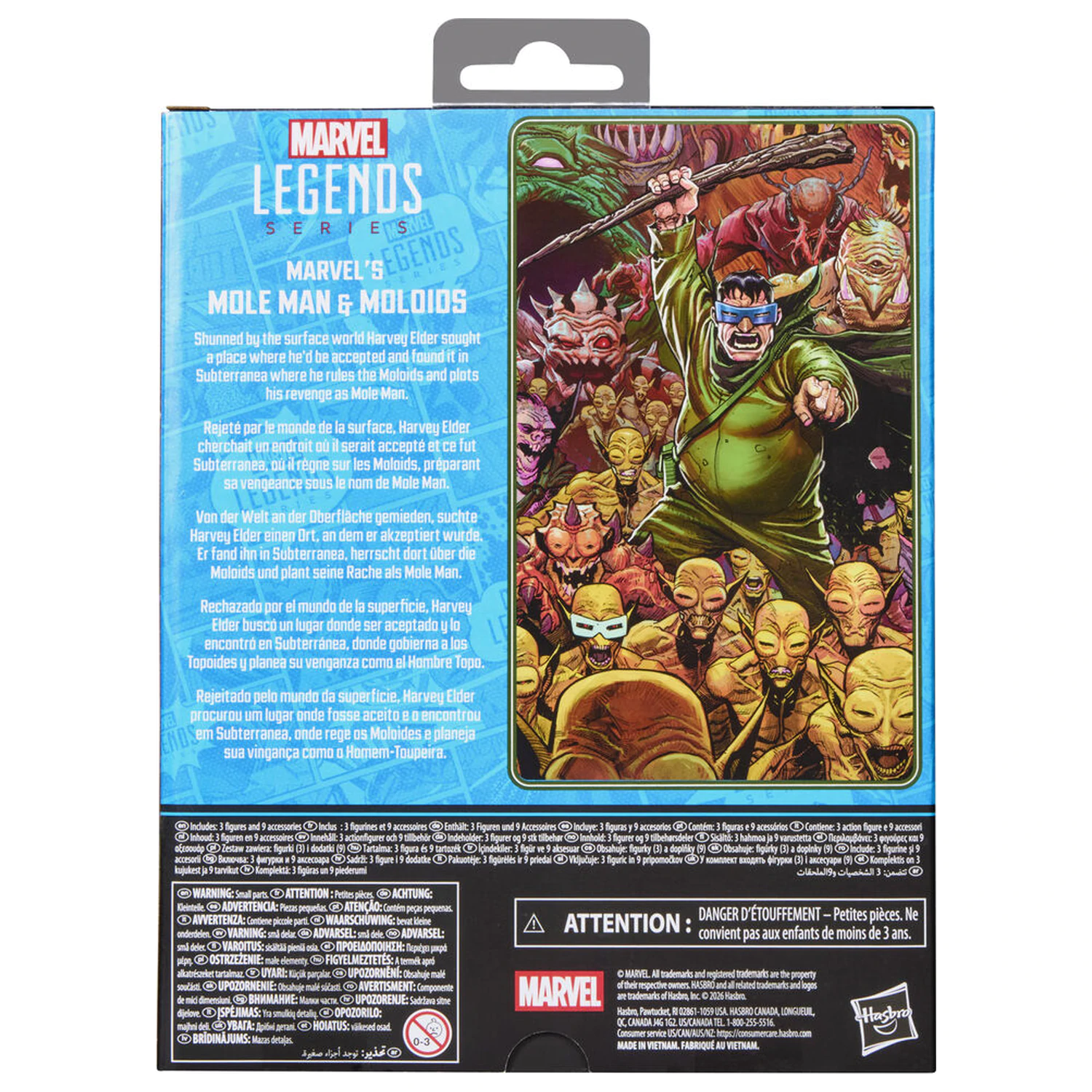 Marvel Fantastic Four Marvels Mole Man & Moloios sada figúrok 15 cm produktová fotografia