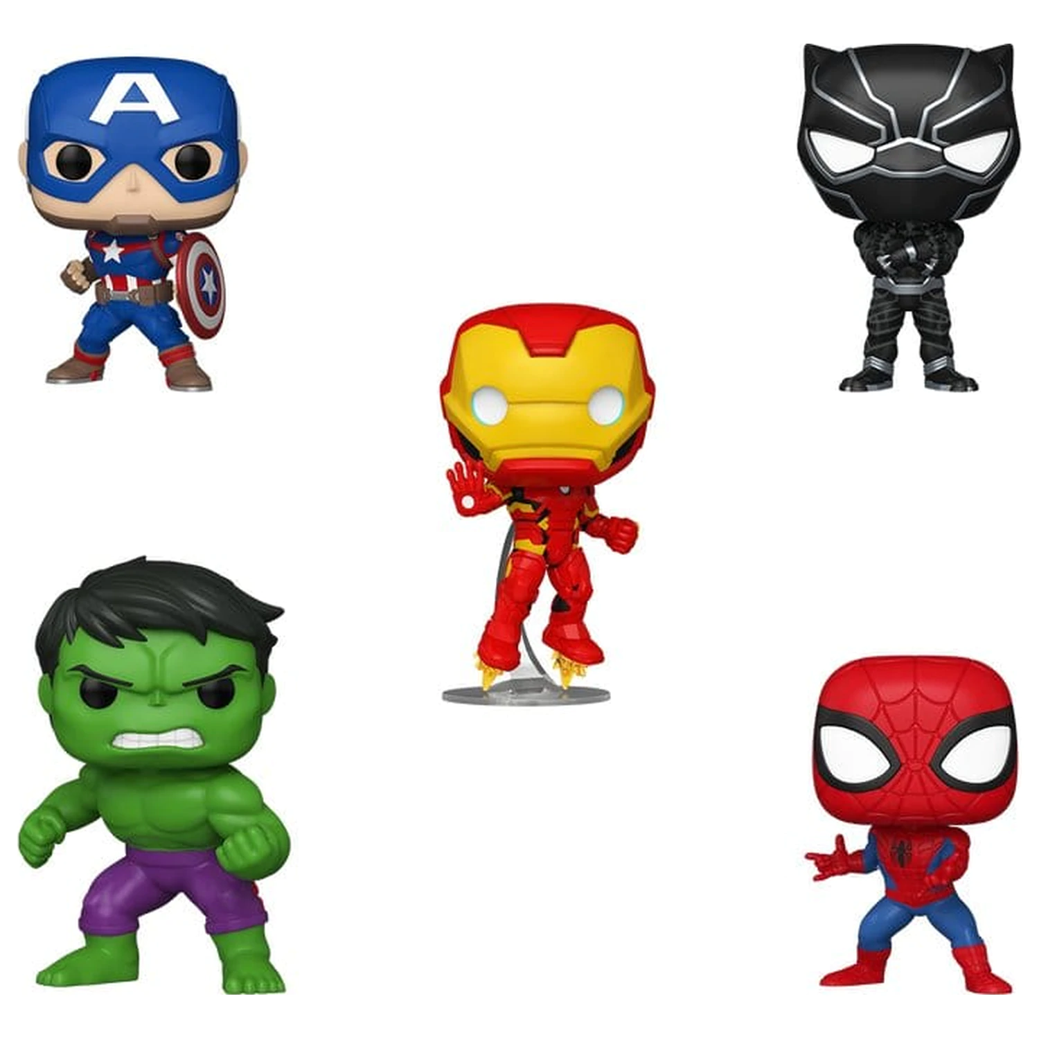 Marvel Funko POP! Vinylová figúrka 5-balenie Sada 9 cm produktová fotografia