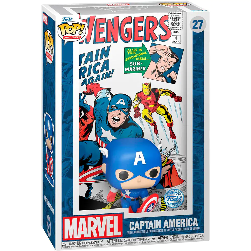 Marvel POP! Comic Cover Vinylová figúrka Avengers #4 (1963) produktová fotografia