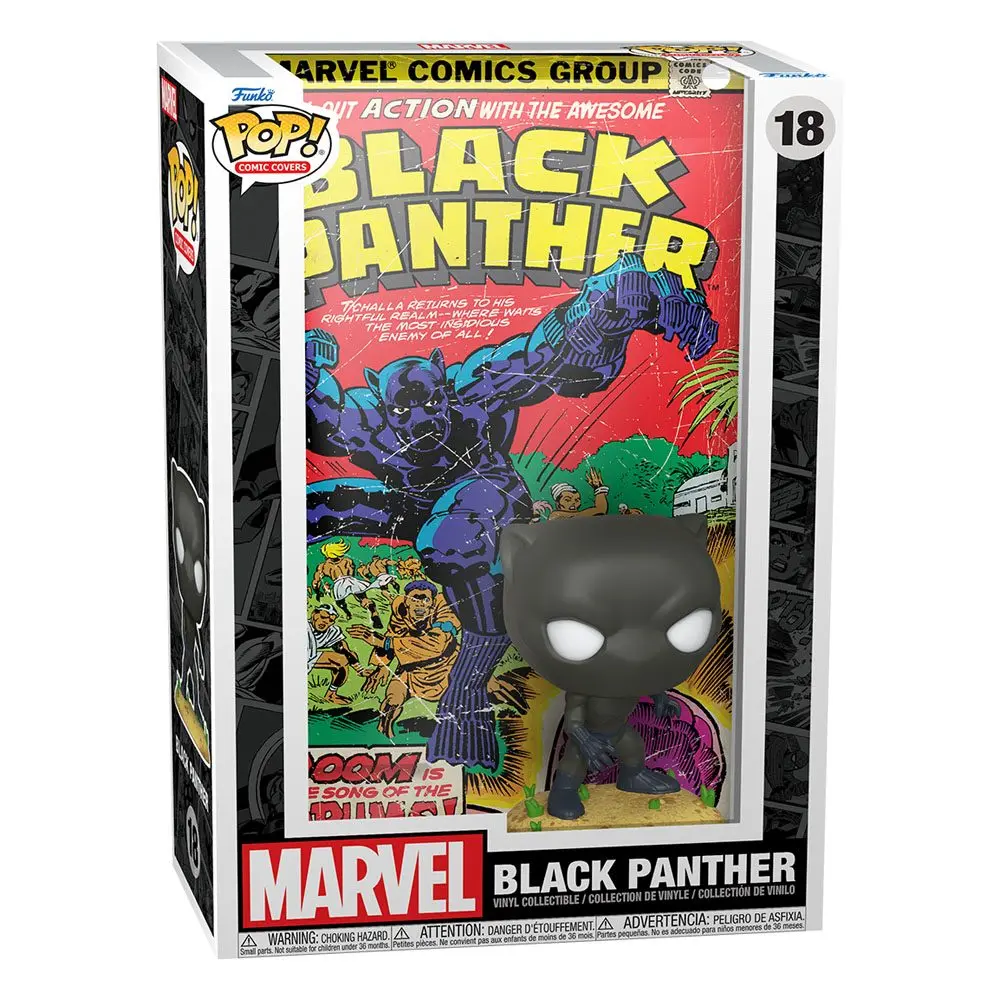 Marvel POP! Comic Cover vinylová figúrka Black Panther 9 cm termékfotó