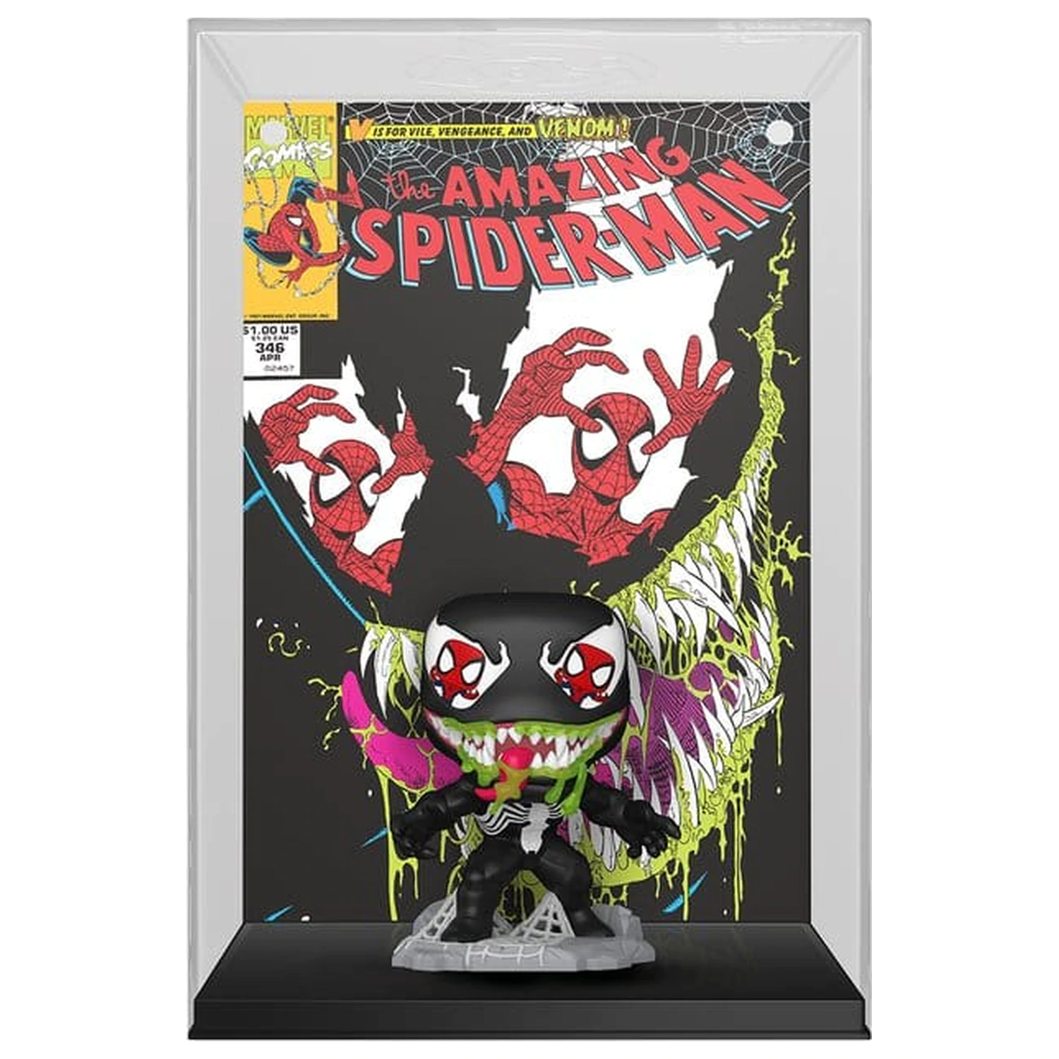 Marvel Funko POP! Comic Covers vinylová figúrka Amazing Spider-Man #346 (Venom) 9 cm produktová fotografia