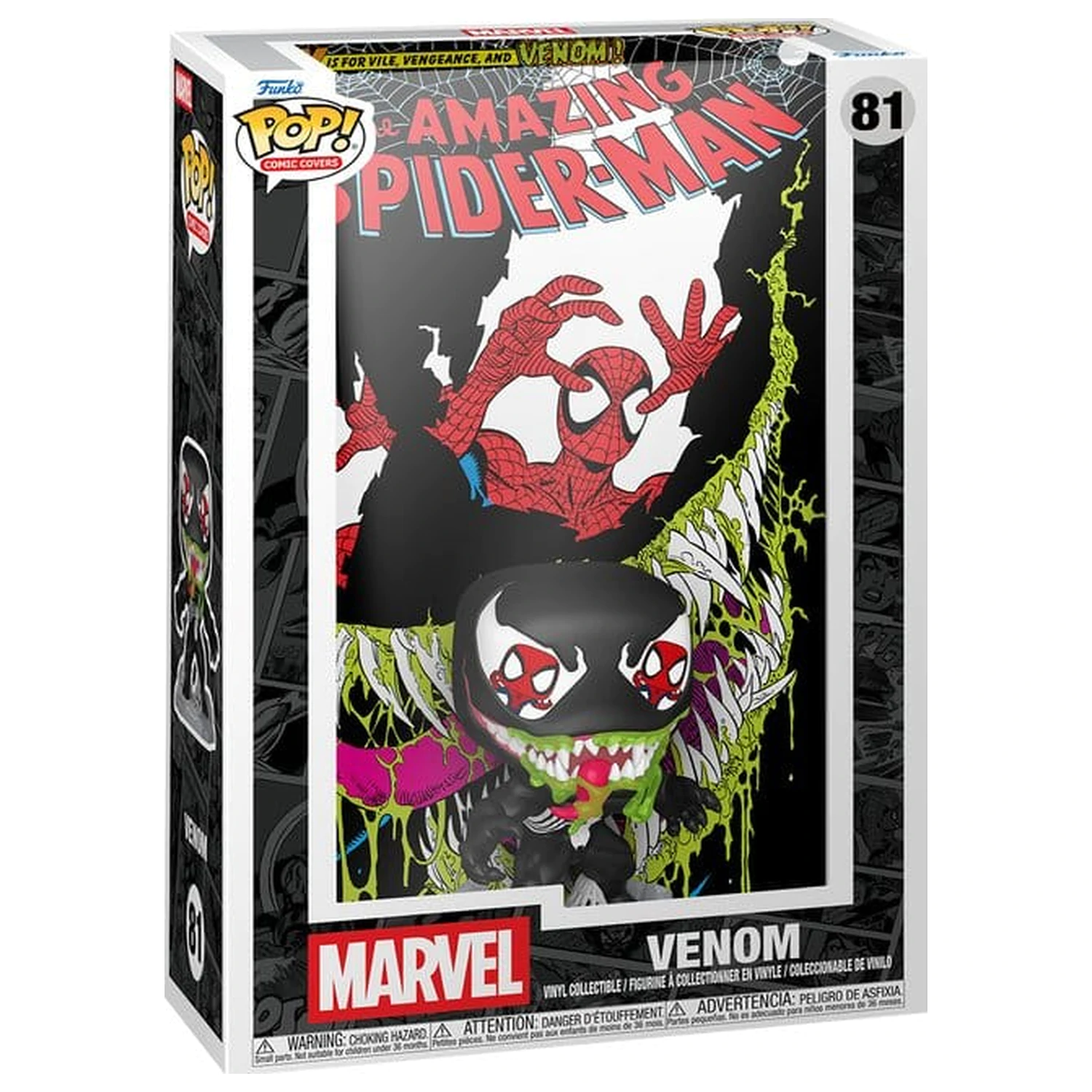Marvel Funko POP! Comic Covers vinylová figúrka Amazing Spider-Man #346 (Venom) 9 cm produktová fotografia