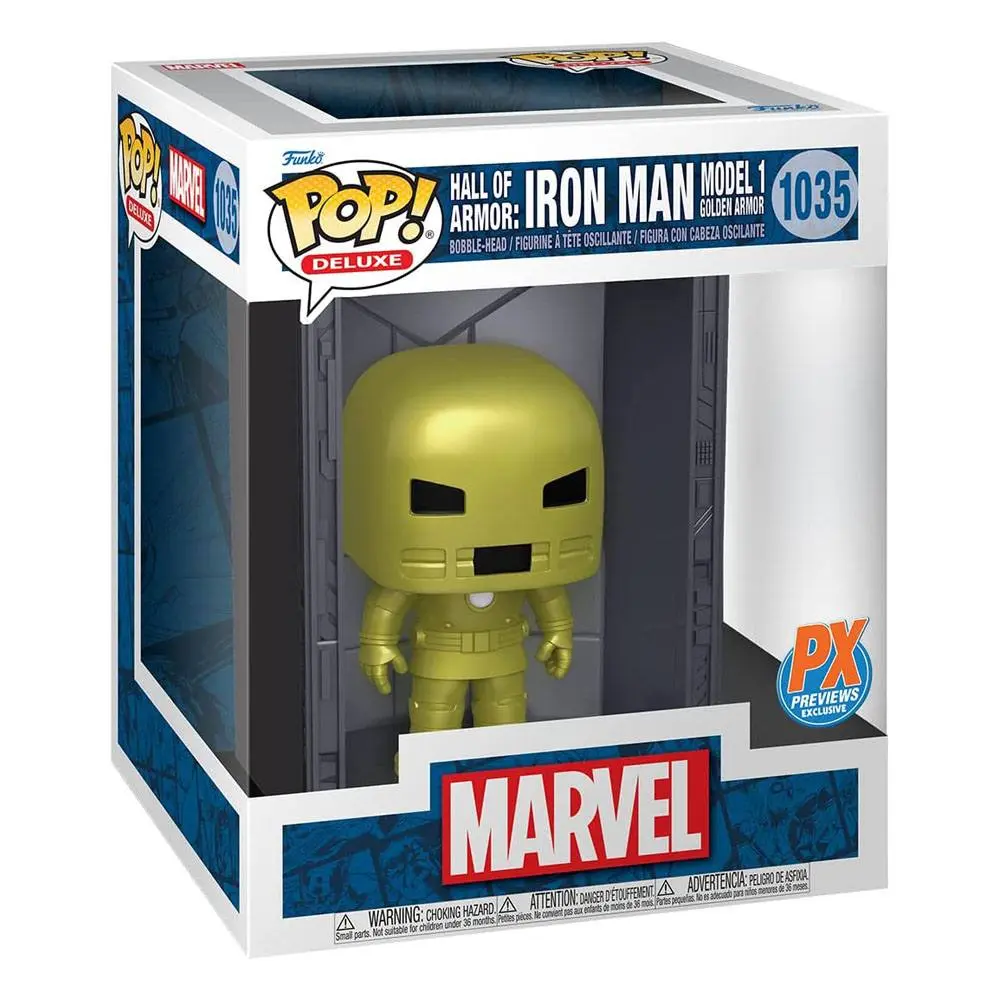 Marvel POP! Deluxe Vinyl Figurka Hall of Armor Vaselný Muž Model 1 PX Exclusive 9 cm termékfotó