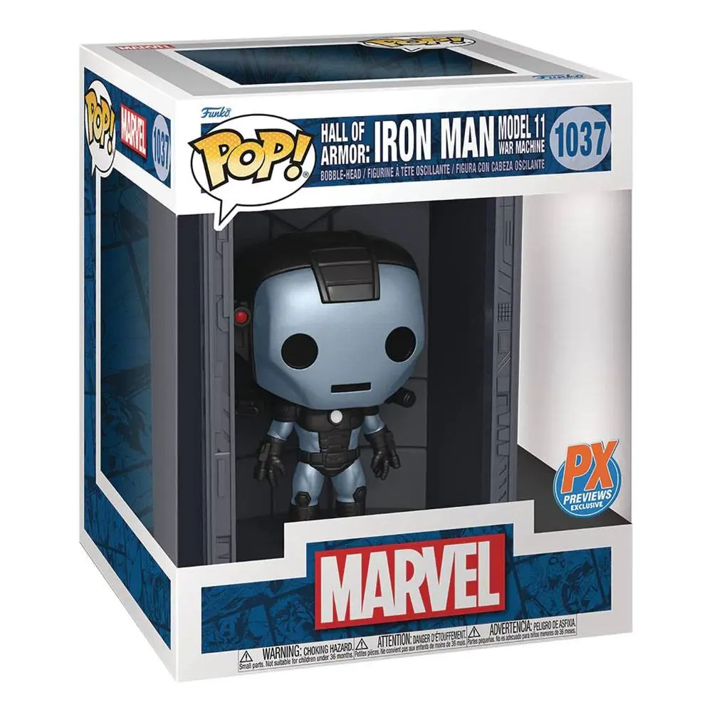 Marvel POP! Deluxe vinylová figúrka Hall of Armor Iron Man Model 11 War Machine PX exkluzívne 9 cm termékfotó