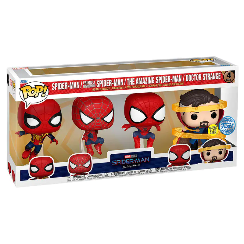 Marvel POP! Movies Vinylová figúrka 4-balenie Spider-Man No way Home S3 9 cm produktová fotografia