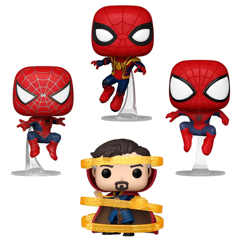 Marvel POP! Movies Vinylová figúrka 4-balenie Spider-Man No way Home S3 9 cm produktová fotografia