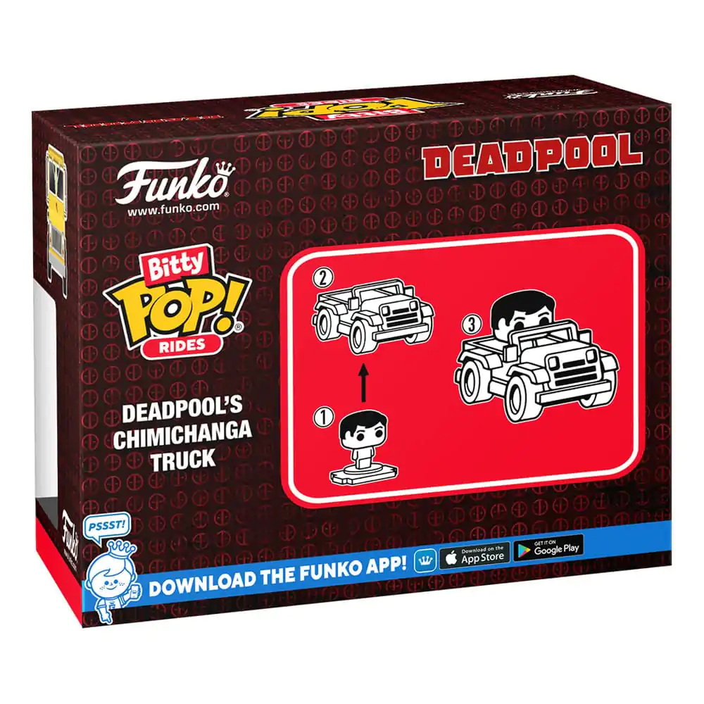 Marvel Funko POP! Rides Vinyl figúrka Deadpool w/Chimichanga Truck 2,5 cm termékfotó