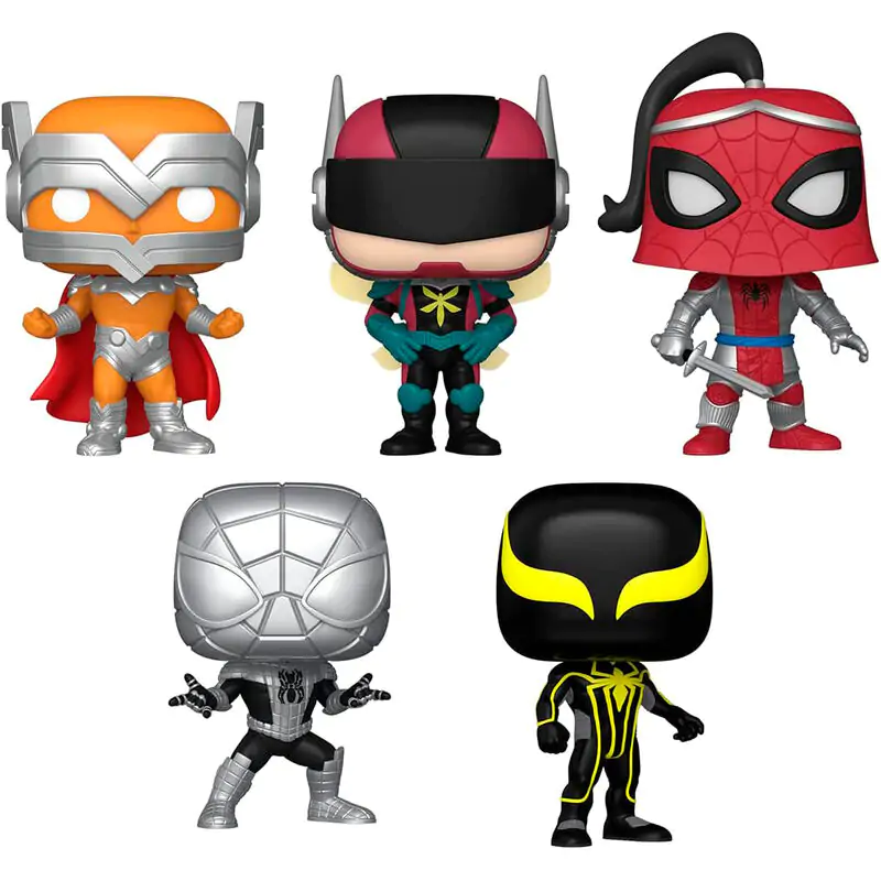 Marvel POP! Vinilová figúrka 5-balenie Year of the Spider špeciálna edícia 9 cm termékfotó