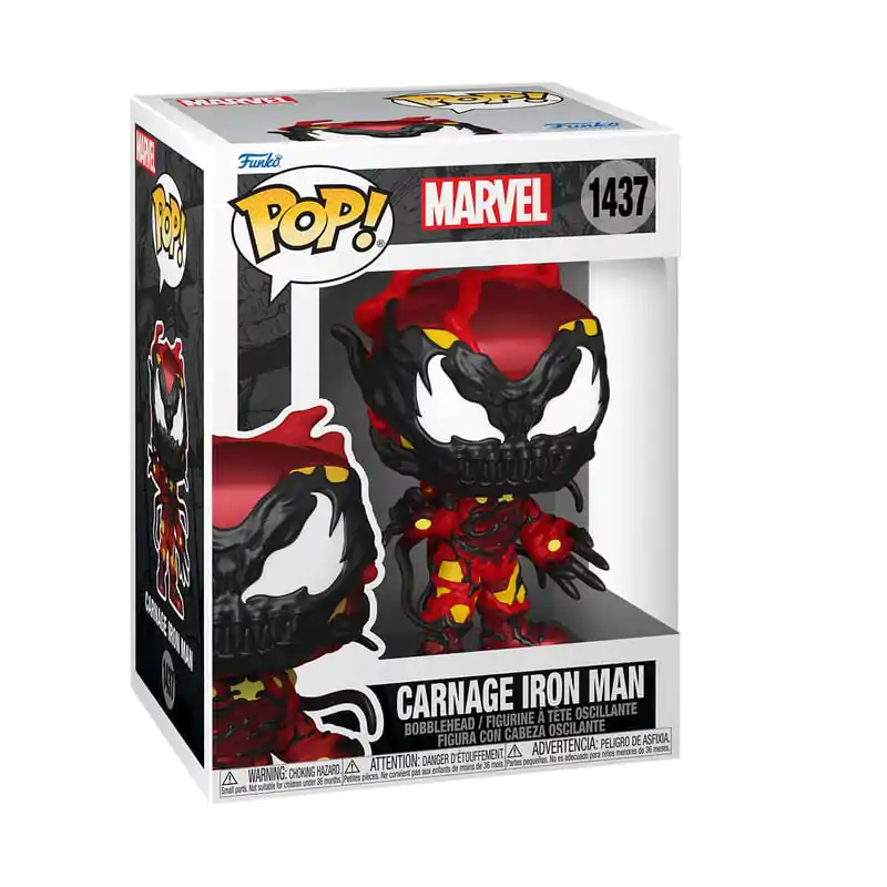 Marvel Funko POP! Vinylová figúrka Carnageized - Iron Man 9 cm termékfotó