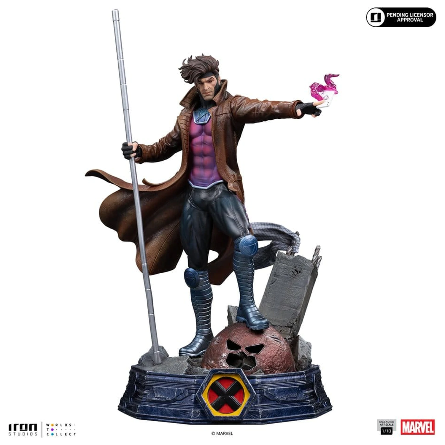 Marvel Gambit Unleashed Art Scale Socha 1/10 Gambit produktová fotografia