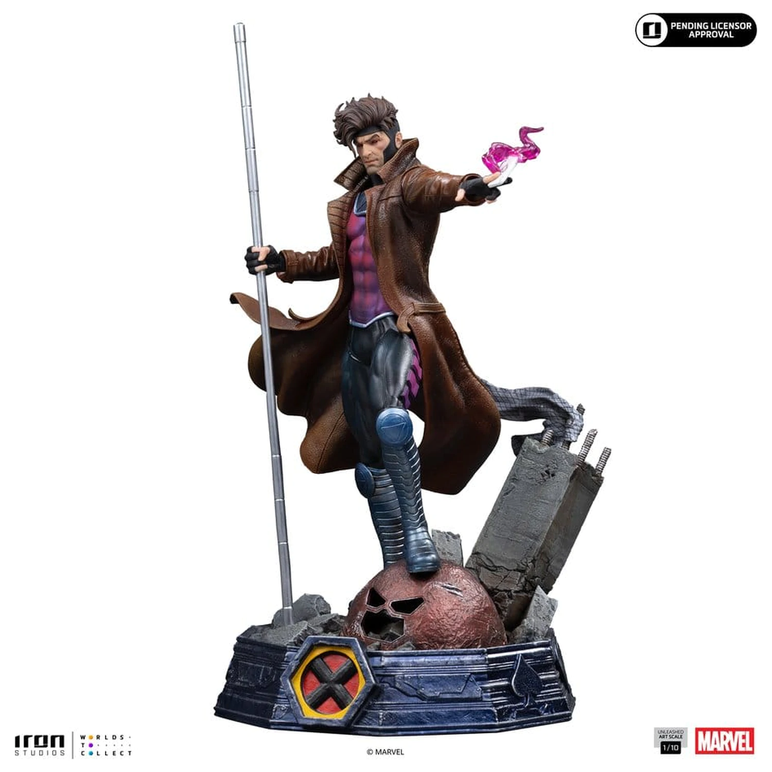 Marvel Gambit Unleashed Art Scale Socha 1/10 Gambit produktová fotografia
