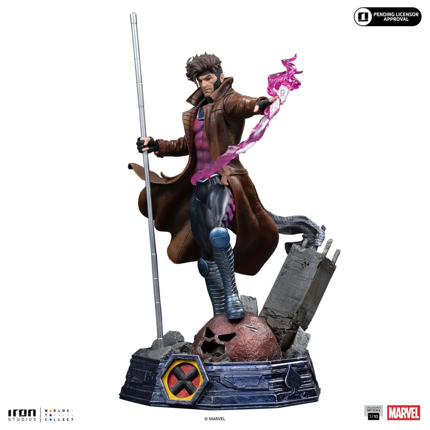Marvel Gambit Unleashed Art Scale Socha 1/10 Gambit produktová fotografia