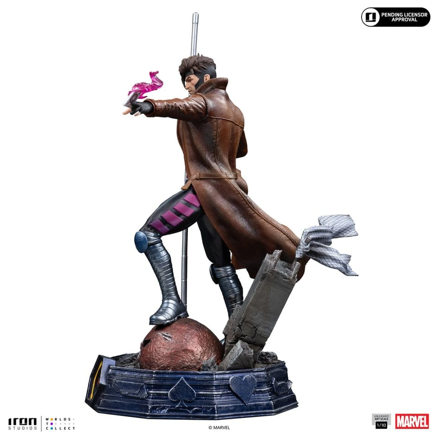 Marvel Gambit Unleashed Art Scale Socha 1/10 Gambit produktová fotografia