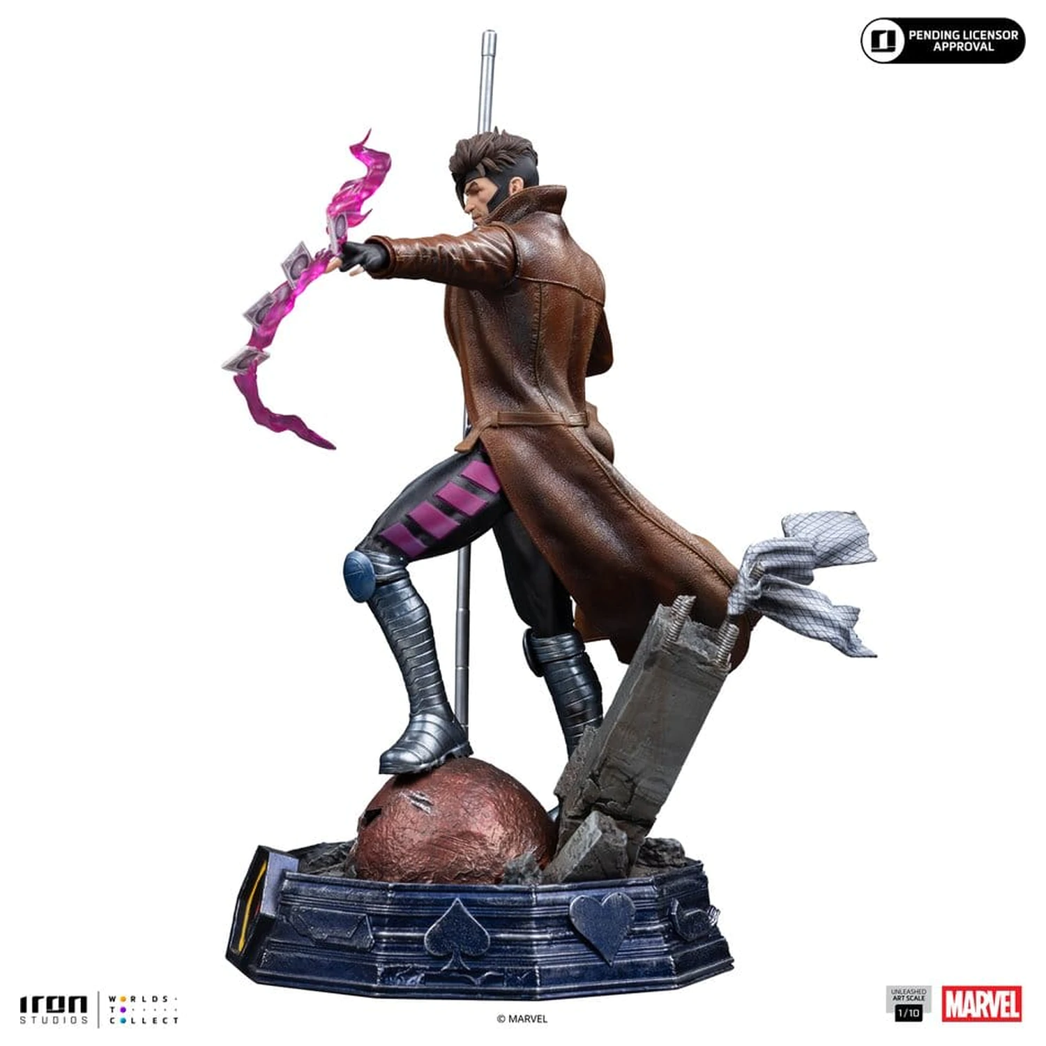 Marvel Gambit Unleashed Art Scale Socha 1/10 Gambit produktová fotografia