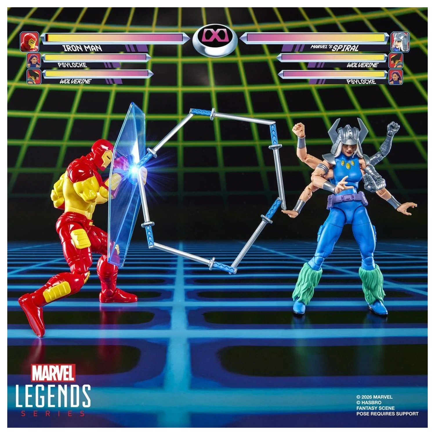 Marvel Games Iron Man Vs Marvels Spiral pack 2 figúrok 15cm produktová fotografia