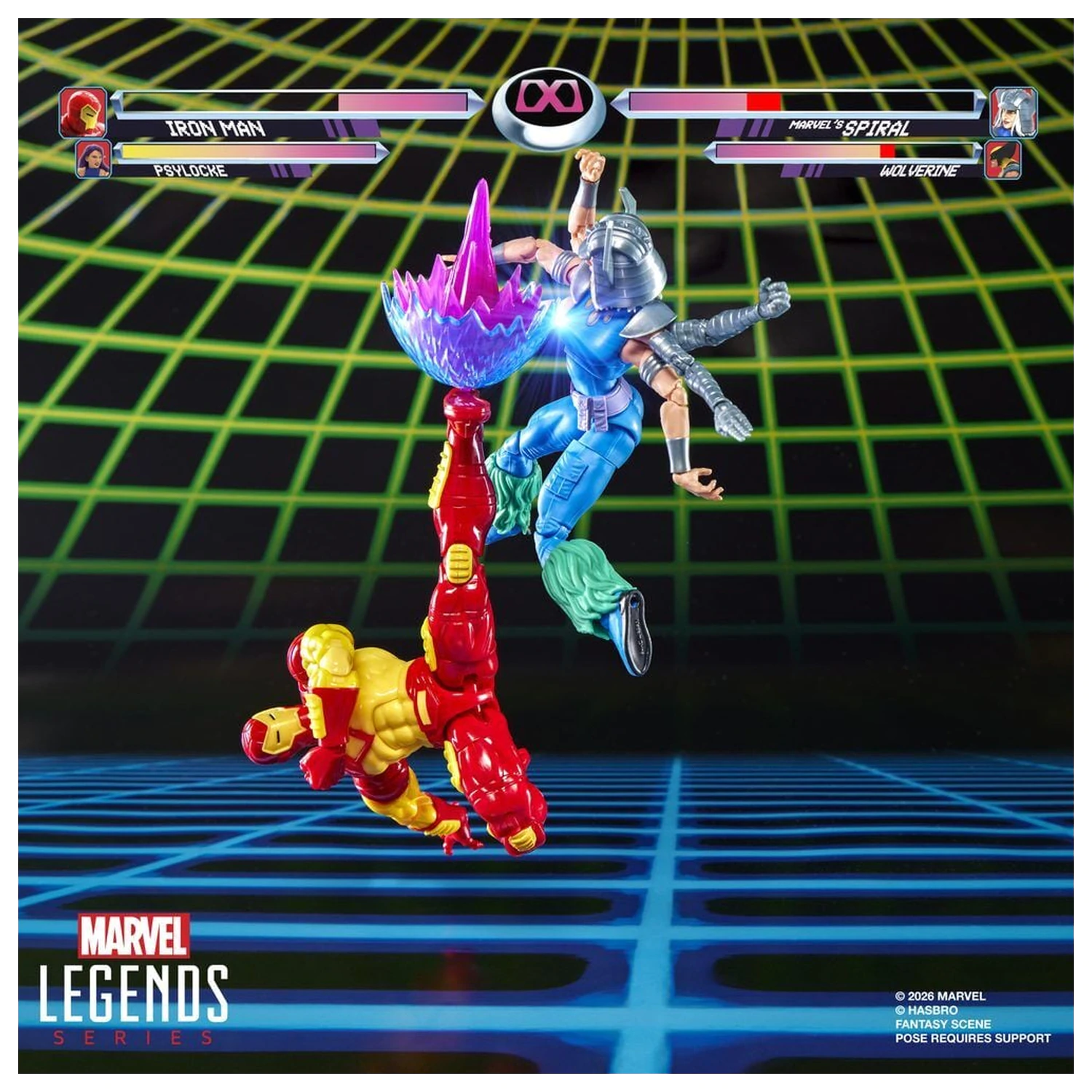 Marvel Games Iron Man Vs Marvels Spiral pack 2 figúrok 15cm produktová fotografia