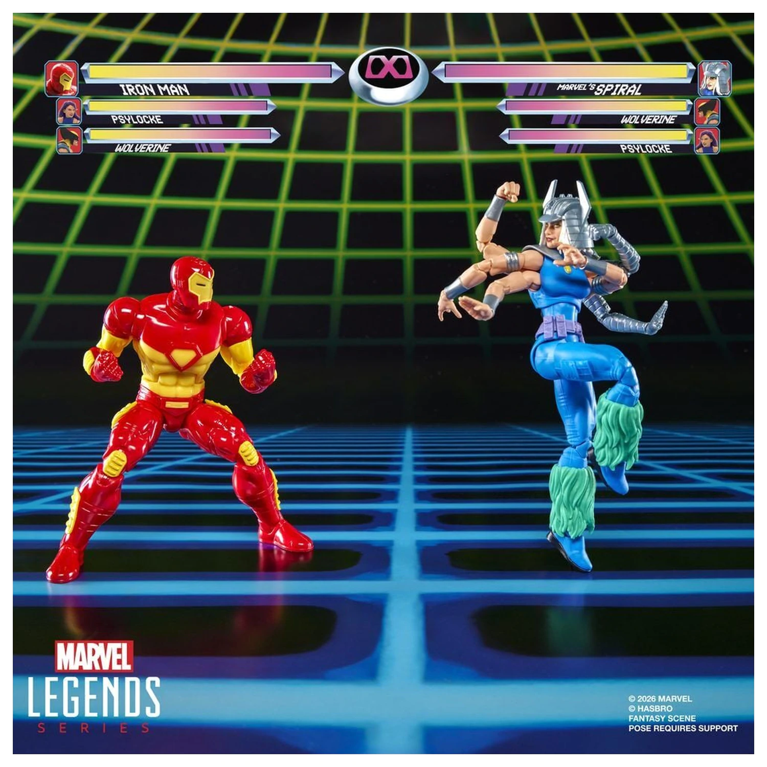 Marvel Games Iron Man Vs Marvels Spiral pack 2 figúrok 15cm produktová fotografia