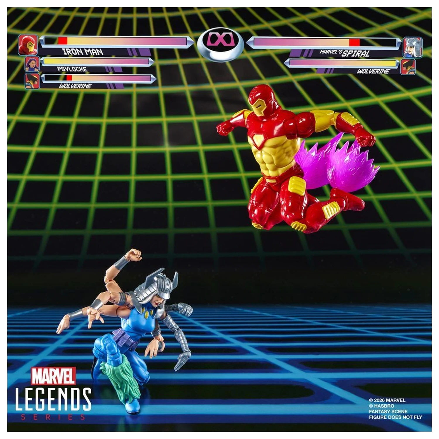 Marvel Games Iron Man Vs Marvels Spiral pack 2 figúrok 15cm produktová fotografia