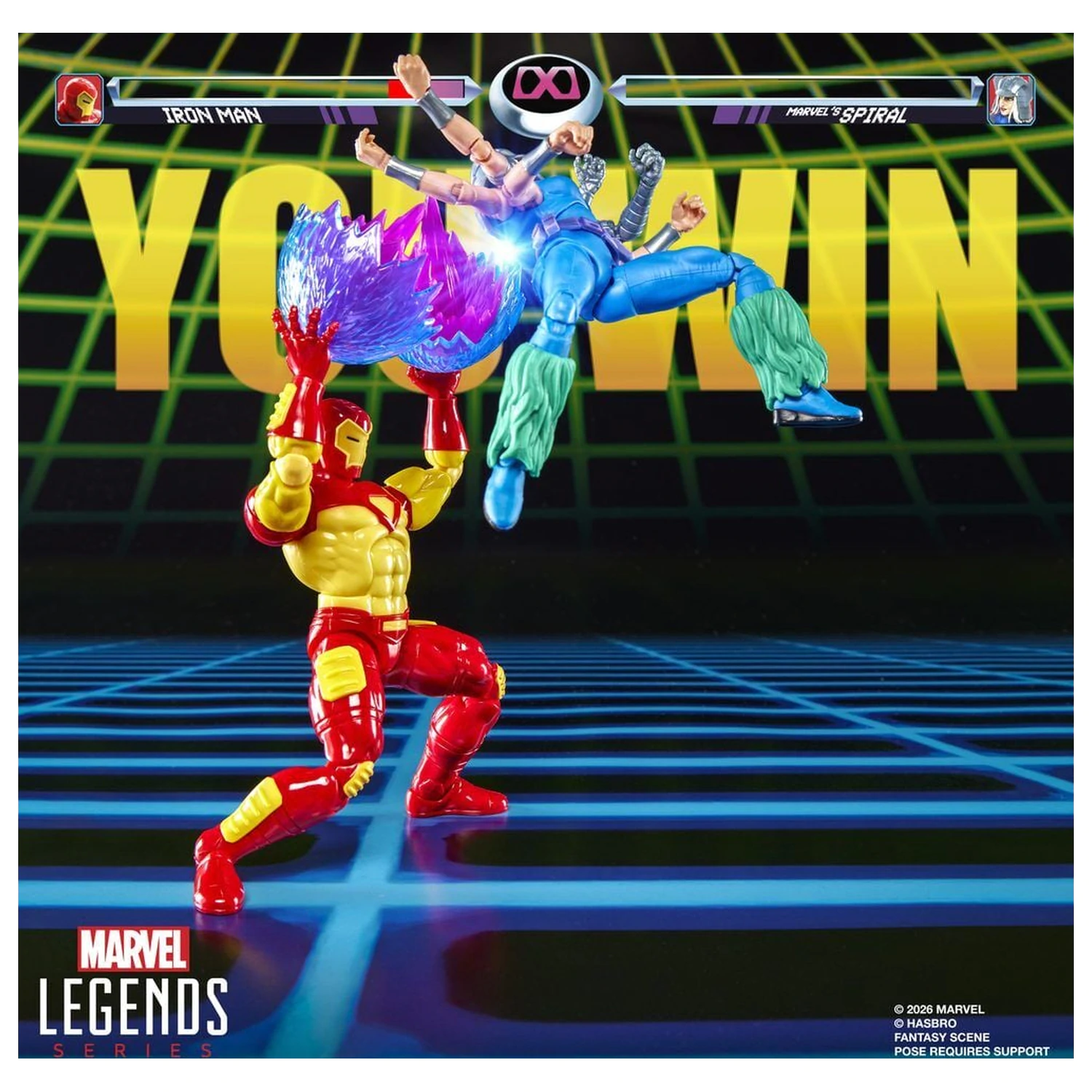 Marvel Games Iron Man Vs Marvels Spiral pack 2 figúrok 15cm produktová fotografia
