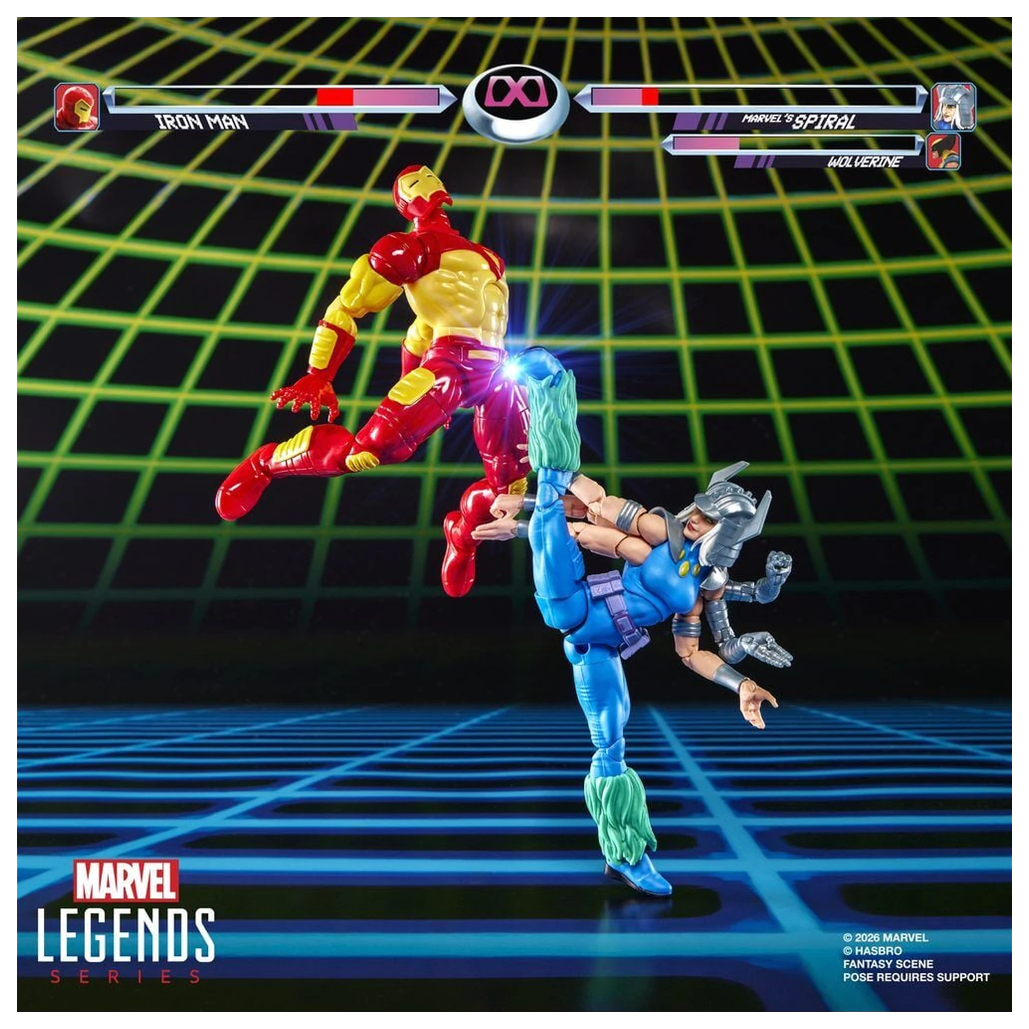 Marvel Games Iron Man Vs Marvels Spiral pack 2 figúrok 15cm produktová fotografia