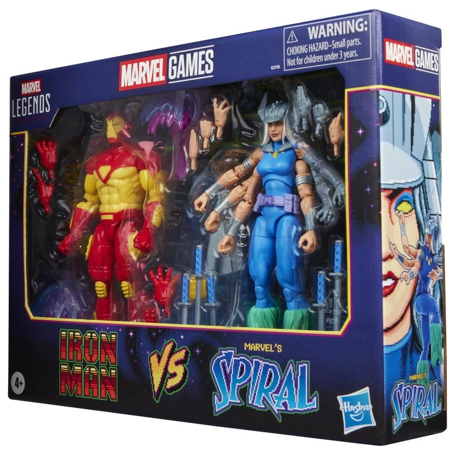 Marvel Games Iron Man Vs Marvels Spiral pack 2 figúrok 15cm produktová fotografia
