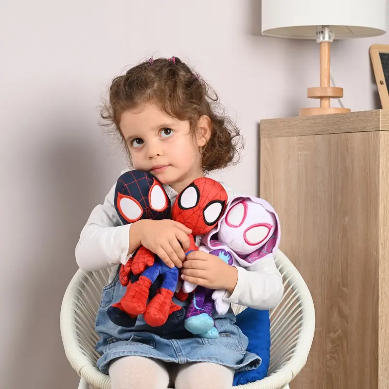 Marvel plyšová figúrka Ghost Spider oči svietiace v tme 25 cm termékfotó