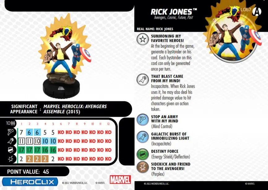 Marvel HeroClix: Avengers Forever Play at Home Kit termékfotó